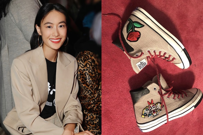上頭竟然有飛天小女警?陳冠希幫老婆秦舒培客製了雙經典 Converse!