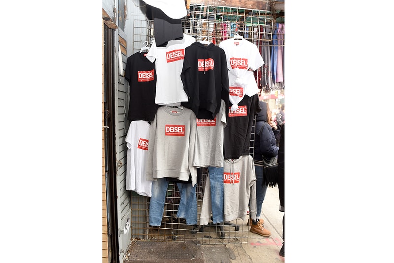 Diesel 在紐約 Chinatown 堅尼街打造了一間 DEISEL  贗品店
