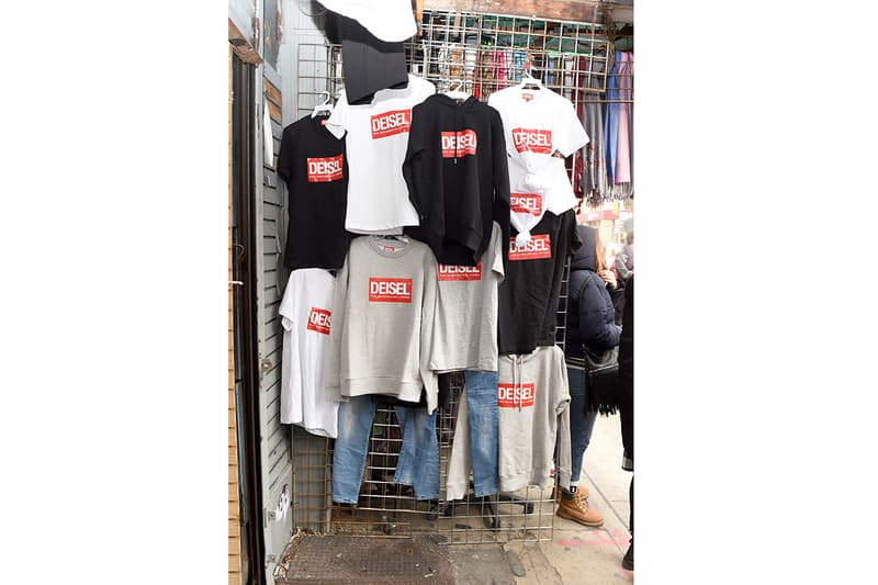 Diesel 在紐約 Chinatown 堅尼街打造了一間 DEISEL 贗品店