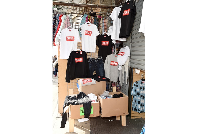 Diesel 在紐約 Chinatown 堅尼街打造了一間 DEISEL  贗品店