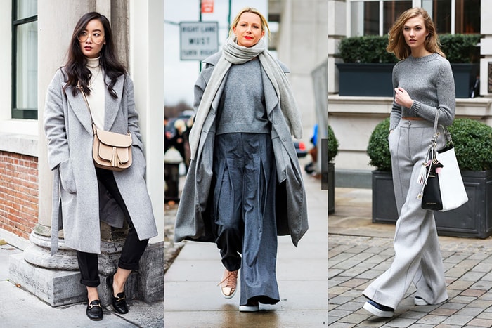 30+ 灰色冬日穿搭靈感：其實灰色比起黑色更易打造層次感！