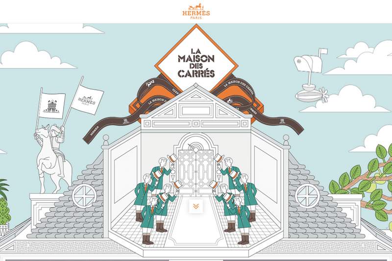 絕對是最美的時尚品牌官網！Hermès 的網站可以讓你逛上一小時