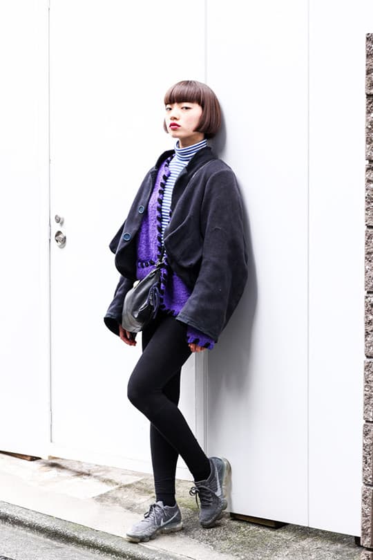 日本女生冬日穿搭街拍
