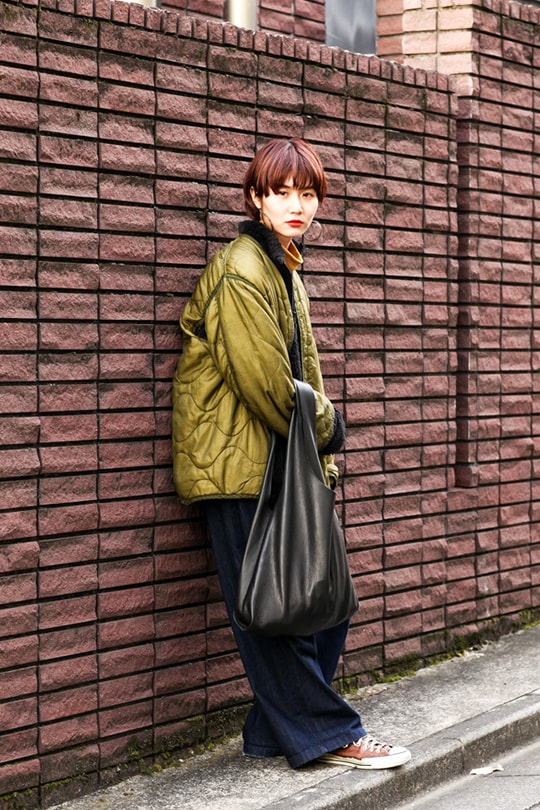 日本女生冬日穿搭街拍