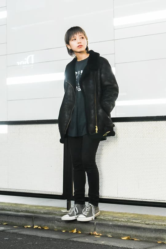 日本女生冬日穿搭街拍