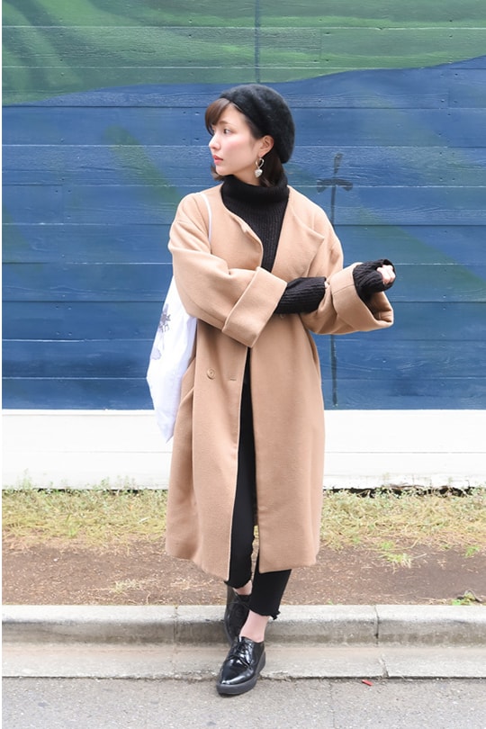 日本女生冬日穿搭街拍