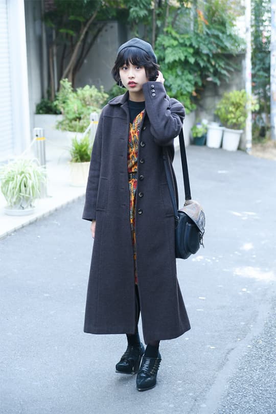 日本女生冬日穿搭街拍