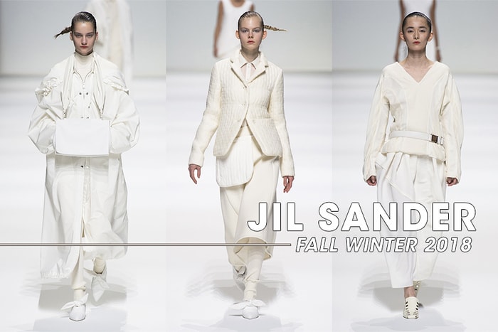 #MFW：看完 Jil Sander 最新 2018 秋冬系列，你定會有想穿全白的衝動！
