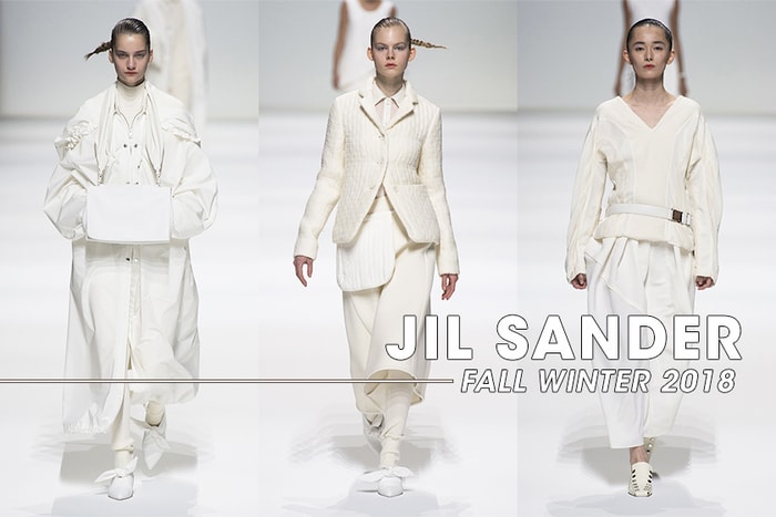 #MFW:看完 Jil Sander 最新 2018 秋冬系列,你定會有想穿全白的衝動!