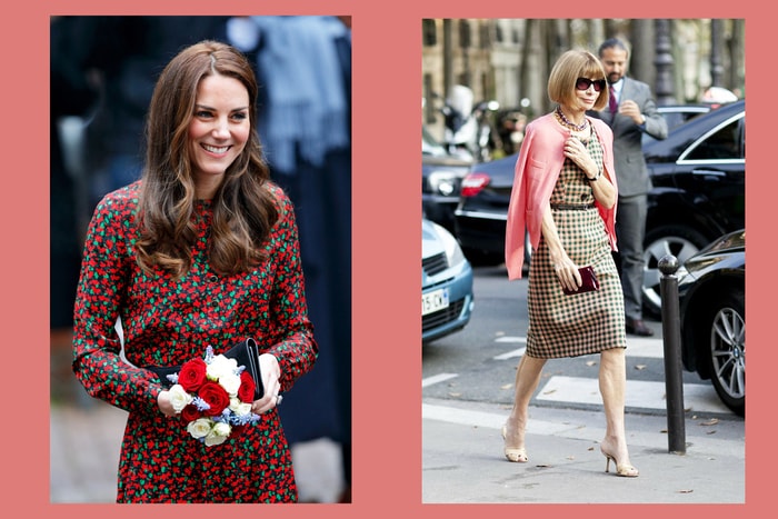 英國兩大時尚代表碰面：凱特的這身孕婦造型，該連 Anna Wintour 也讚好吧！