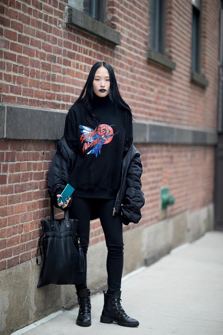紐約時裝周 2018 秋冬手袋街拍造型靈感