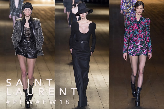 #PFW : Saint Laurent 2018 秋冬系列,一字曰之:短!