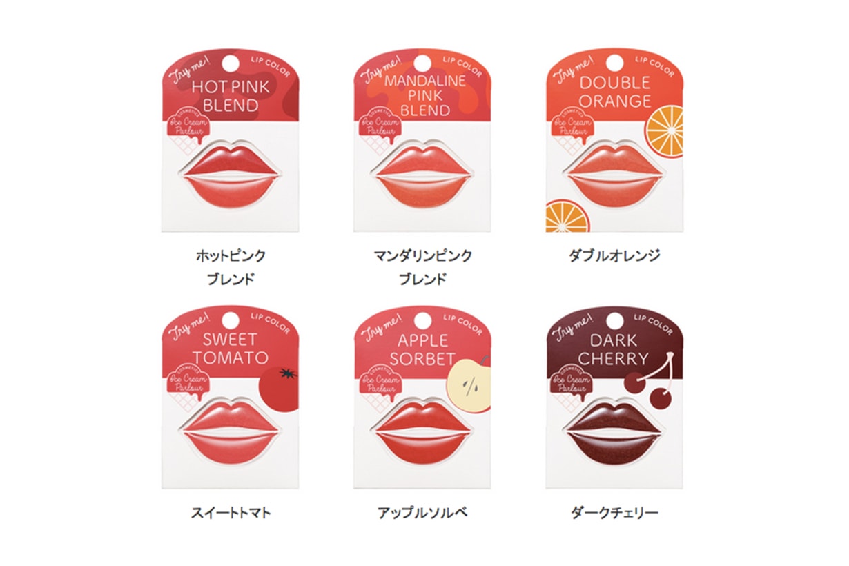 Shiseido 用冰淇淋打造的最新限時品牌 推出日本第一張超方便 轉印唇卡
