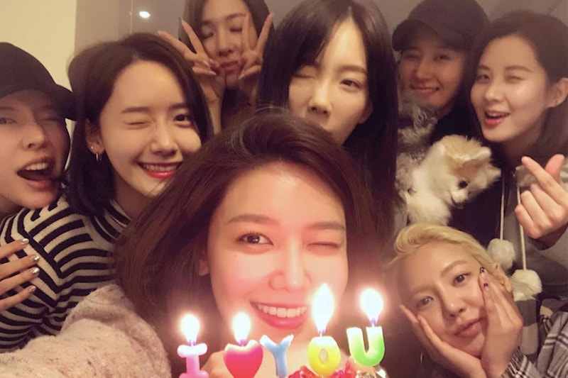 感情依舊好 少女時代私底下驚喜合體慶祝秀英生日