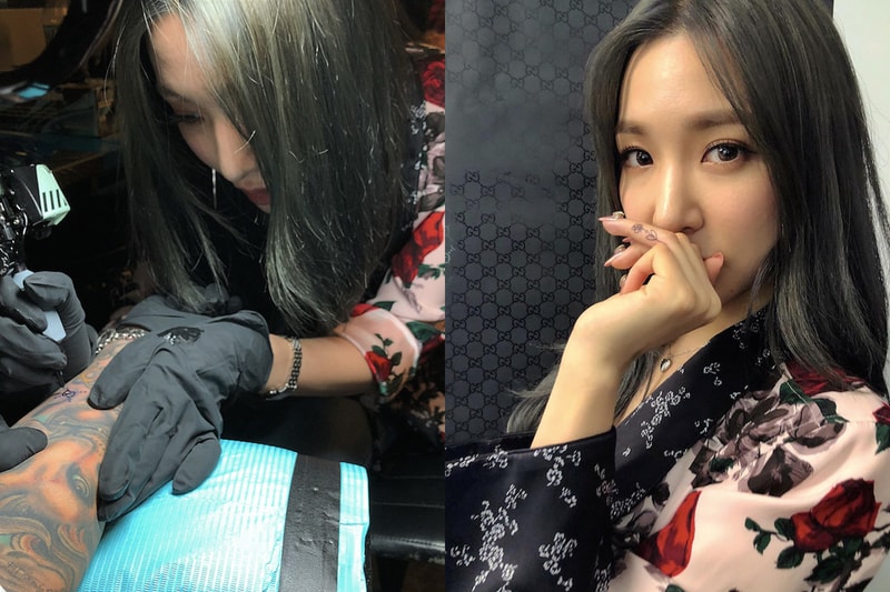 Tiffany 新頭銜是刺青師 紐約時裝週添 手指微刺青 之外 也幫人刺青