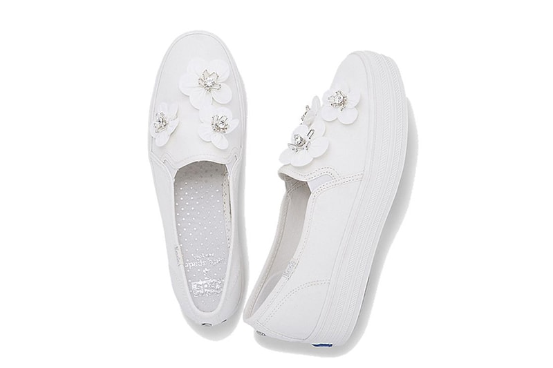 Keds × Kate Spade 推出夢幻的婚嫁波鞋平底鞋系列