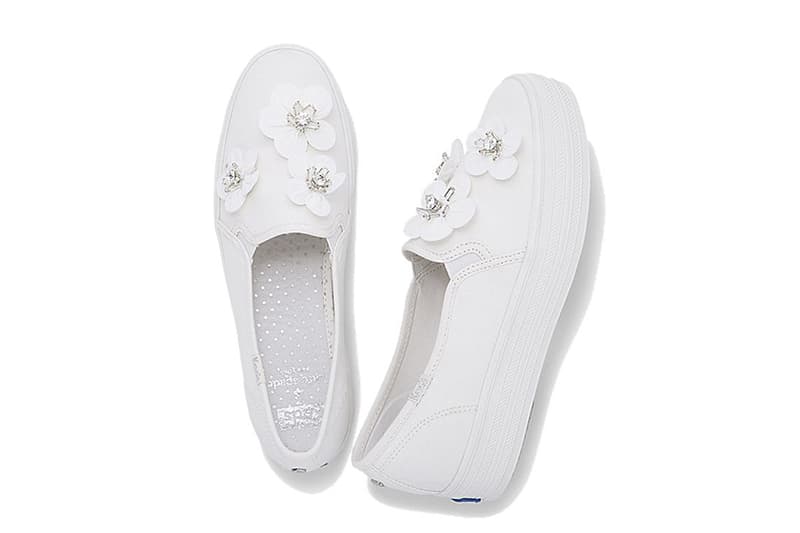 Keds × Kate Spade 推出夢幻的婚嫁波鞋平底鞋系列