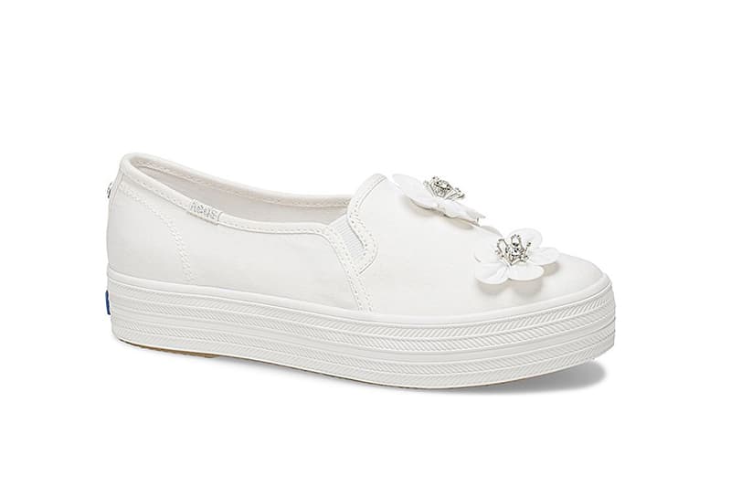 Keds × Kate Spade 推出夢幻的婚嫁波鞋平底鞋系列