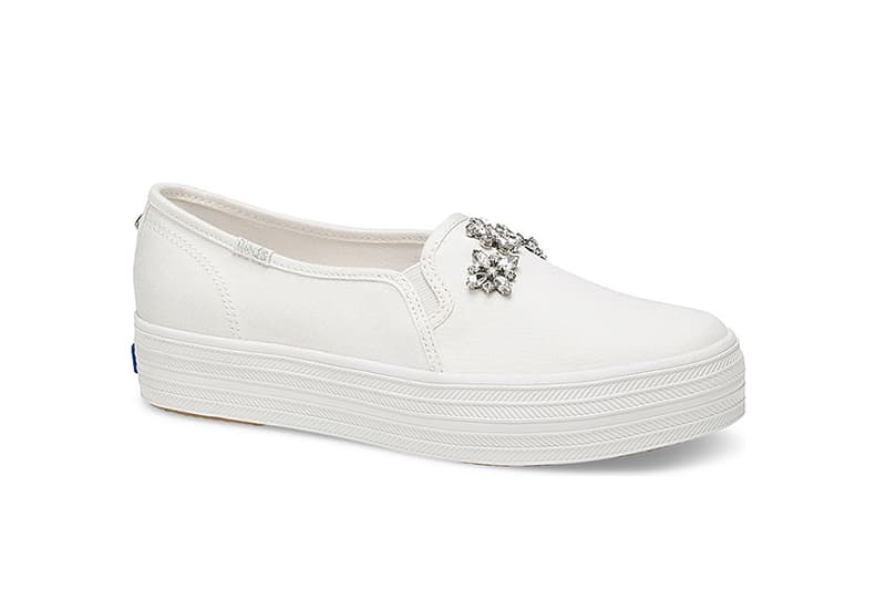 Keds × Kate Spade 推出夢幻的婚嫁波鞋平底鞋系列