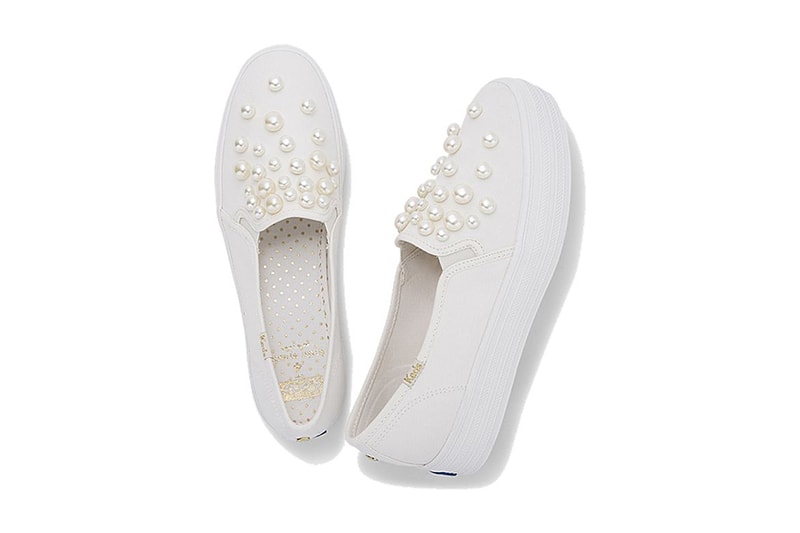 Keds × Kate Spade 推出夢幻的婚嫁波鞋平底鞋系列