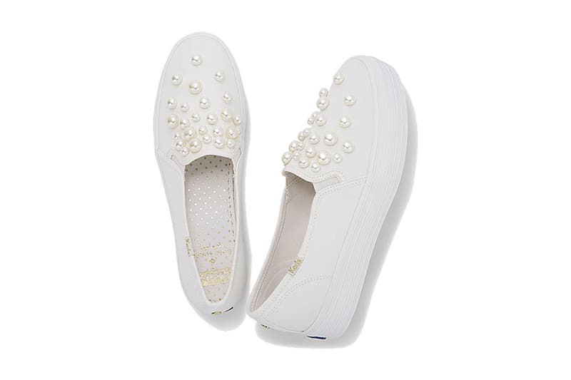 Keds × Kate Spade 推出夢幻的婚嫁波鞋平底鞋系列