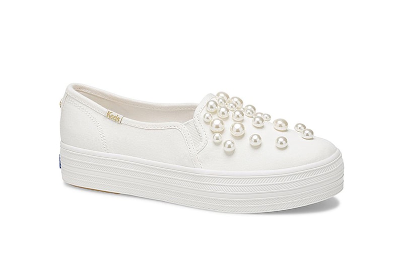Keds × Kate Spade 推出夢幻的婚嫁波鞋平底鞋系列
