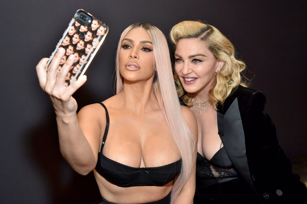 Kim Kardashian 曬出和 Madonna 的親密合照 透露兩人曾有過這樣一段故事