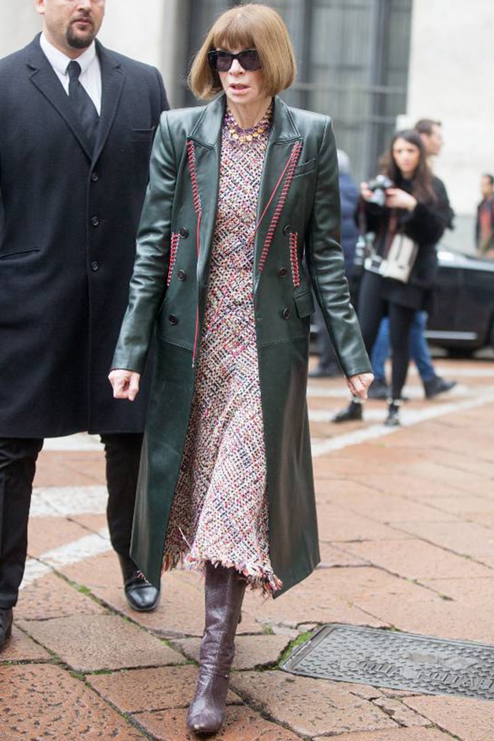 Anna Wintour 親身示範如何僅靠一雙長 Boots 走天涯