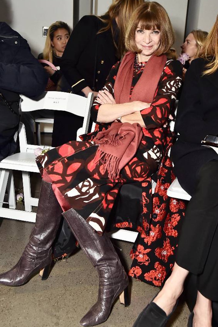Anna Wintour 親身示範如何僅靠一雙長 Boots 走天涯