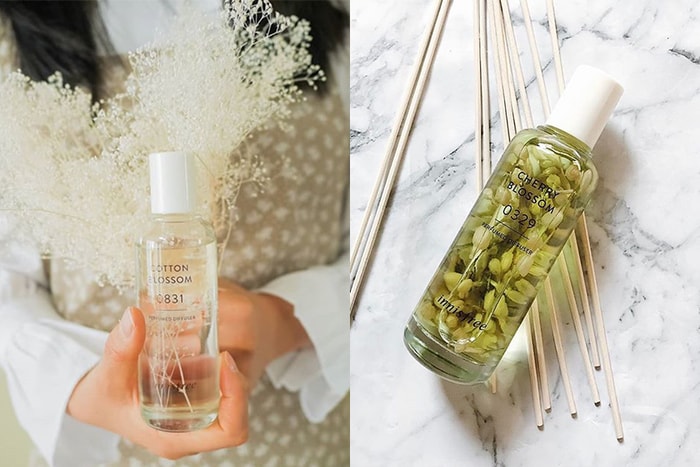 迅速成為韓妹打卡單品:看著花朵在瓶內漂浮,Innisfree 這款擴香太治癒了吧!