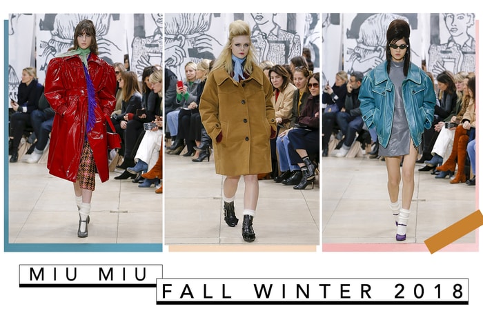 #PFW : Miu Miu 2018 秋冬回歸那些年,從頭到腳都是令人嚮往的「飛女正傳」