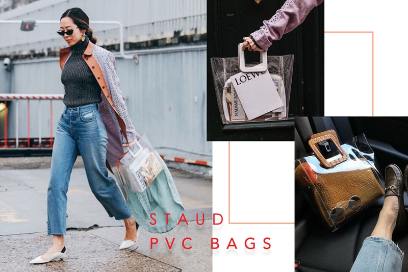 Staud Shirley bag 透明 PVC 手袋紅遍時裝週