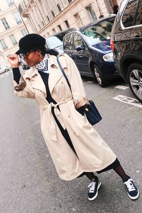 乍暖還寒的初春 Trench Coat 街拍造型靈感