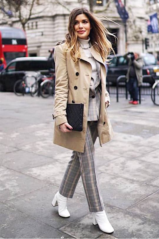 乍暖還寒的初春 Trench Coat 街拍造型靈感