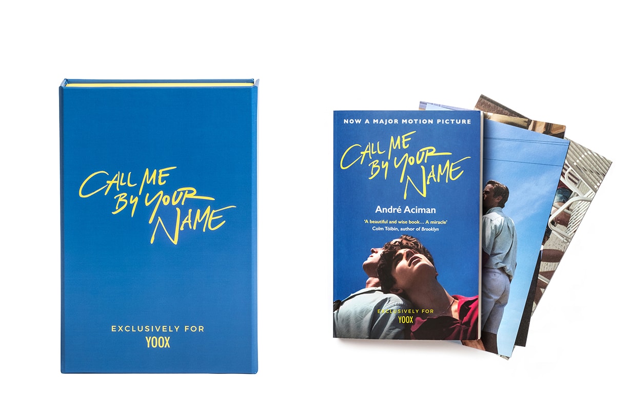 POPBEE giveaway 送你 YOOX 推出獨家 Call Me By Your Name 英文版小說套裝