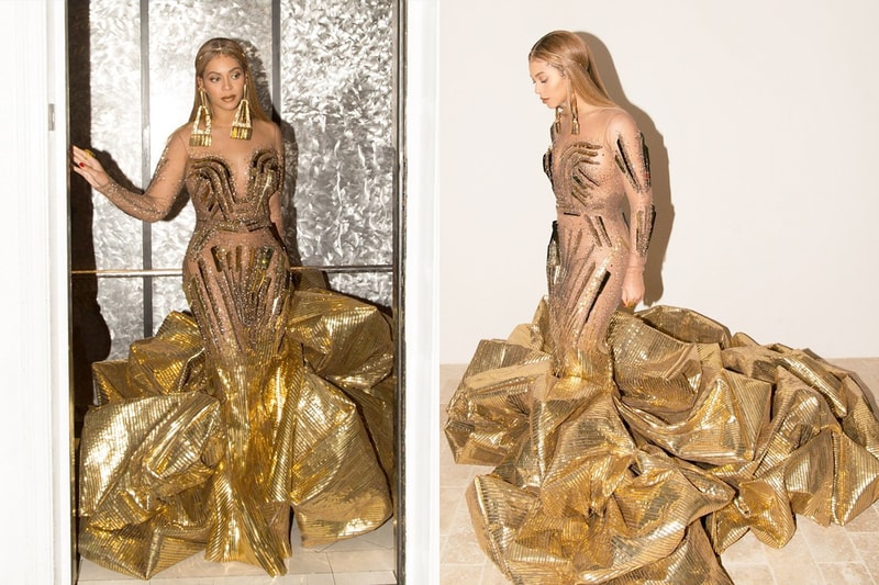 Beyoncé 出席 Art Gala 的訂製服太耀眼 女王風範誰也比不上