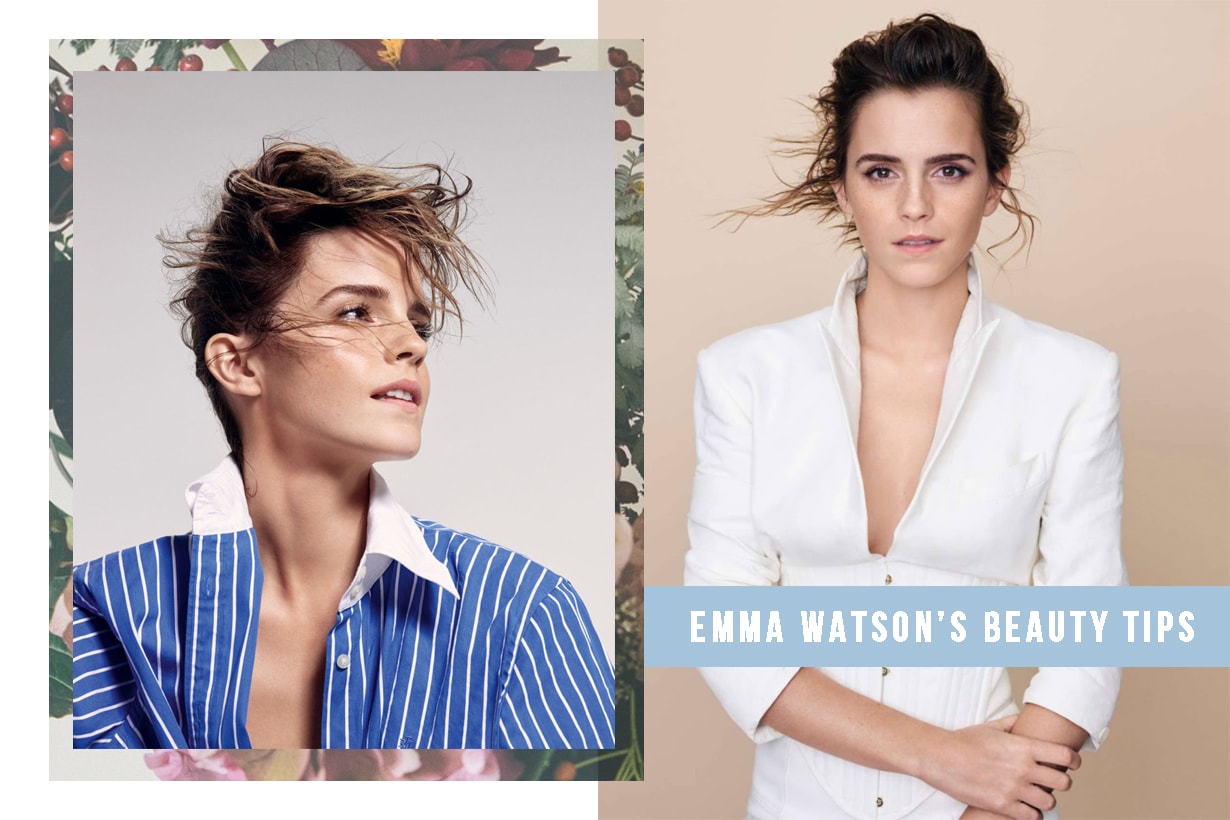 暗瘡肌  眉上瀏海  助曬油  Emma Watson 大談她的所有美容關鍵字