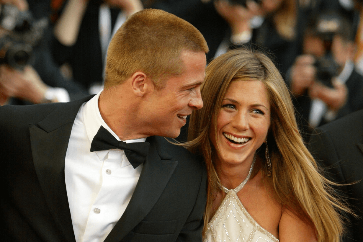 Jennifer Aniston and Brad pitt