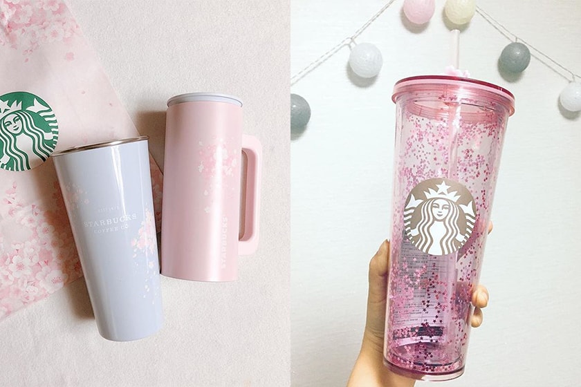櫻花粉 x 寧靜粉藍：難怪韓國 Starbucks 櫻花杯會是今年必入手的櫻花產品！