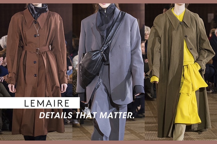 #PFW: Lemaire 2018 秋冬系列-何謂簡約卻不簡單?注重細節的你自然會懂!