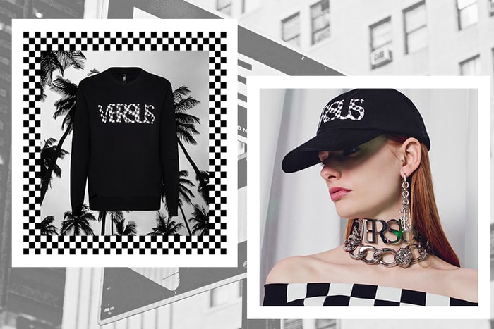 別創新格：2018 Versus Versace 「Check VS Logo」別注系列，讓你以黑色穿出超凡的時尚感！