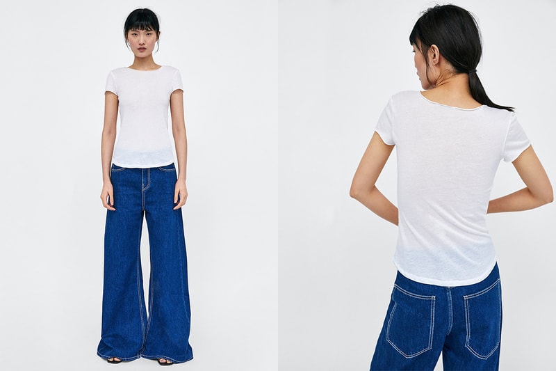 Zara 最新白 Tee 系列 2018 