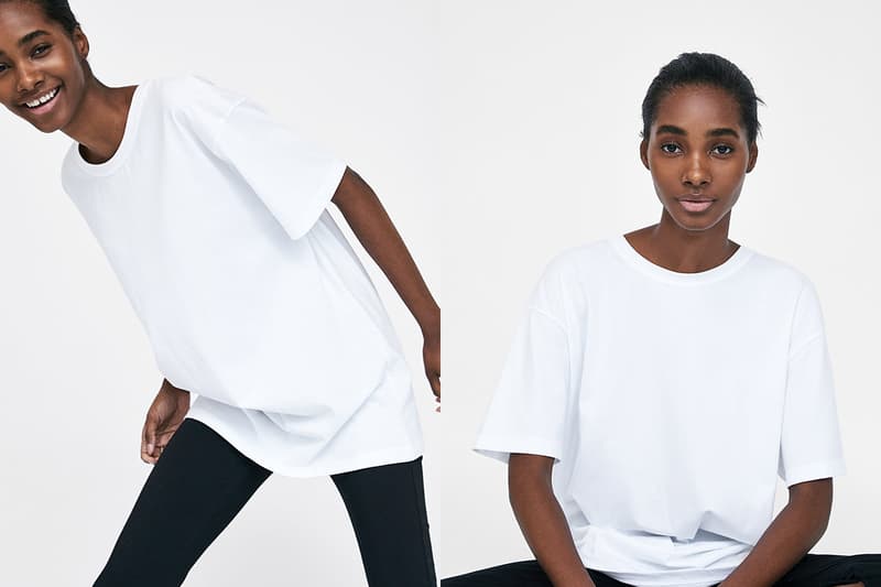 Zara 最新白 Tee 系列 2018