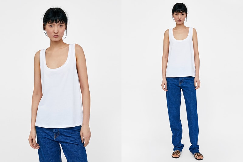 Zara 最新白 Tee 系列 2018 
