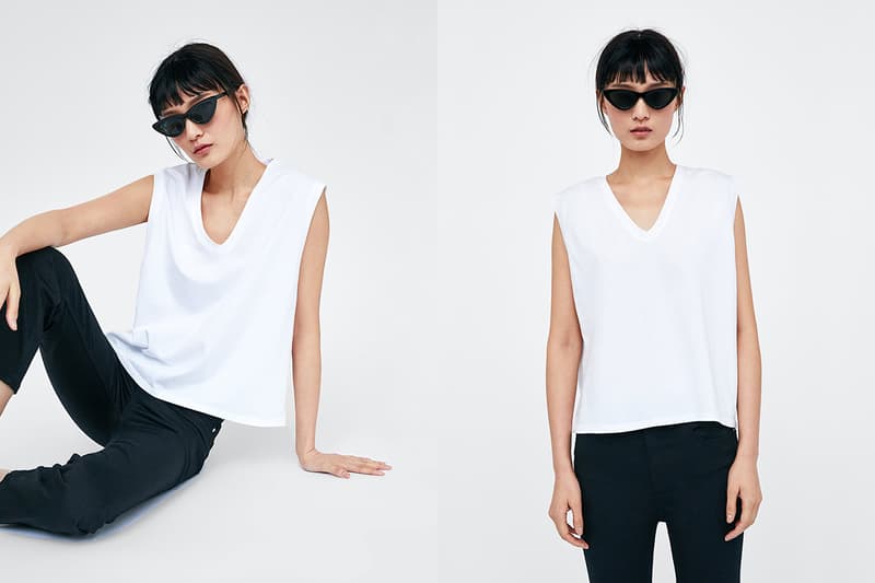 Zara 最新白 Tee 系列 2018