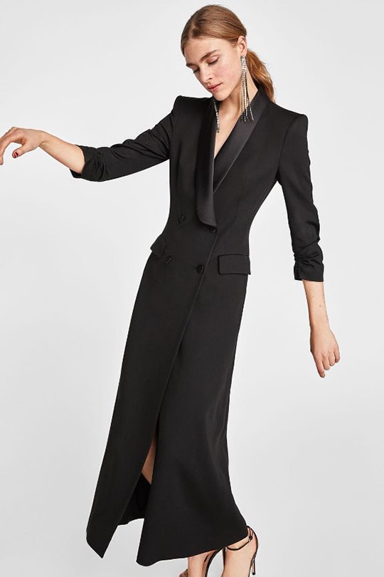 Zara 為奧斯卡2018 後台工作人員設計出三款大氣的晚裝