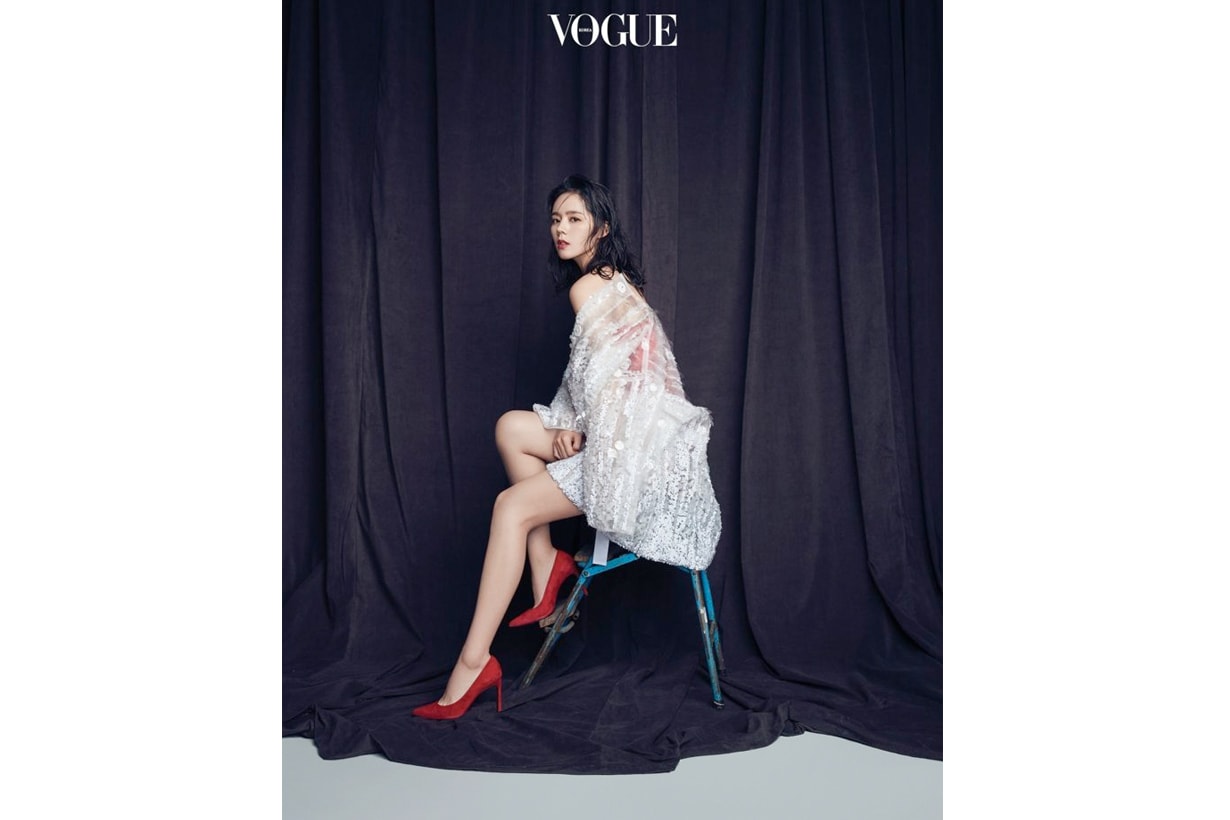 han gain female actor vogue korea fashion photoshooting