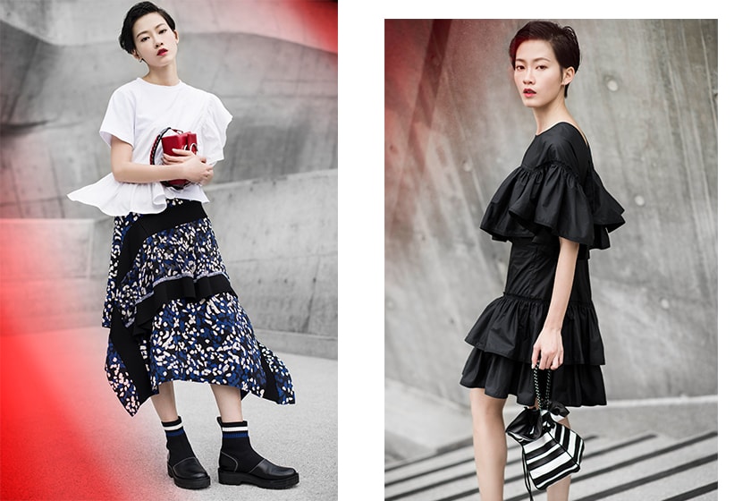 型格女星廖子妤 Fish Liew以 3.1 Phillip Lim  全新春季系列混搭出充滿個性的時尚感