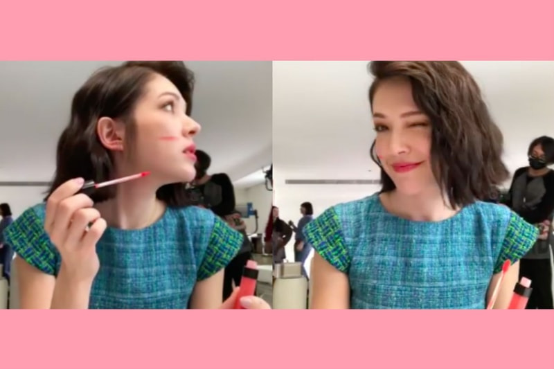 許瑋甯 Tiffany Ann Hsu Chanel rouge COCO lip blush make up