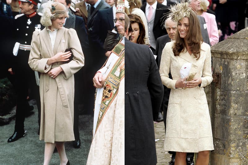 Kate Middleton outfits were inspired by Princess Diana